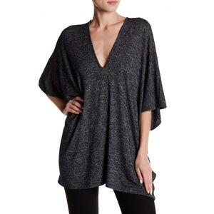 Riller & Fount Lola Caftan Mini Dress in Ink